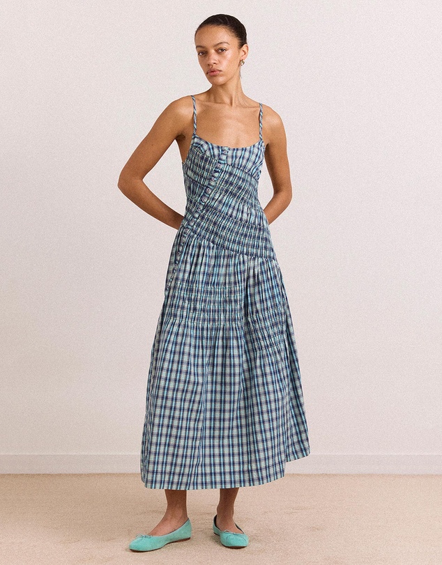 Damson Madder - Lyra Midi Dress