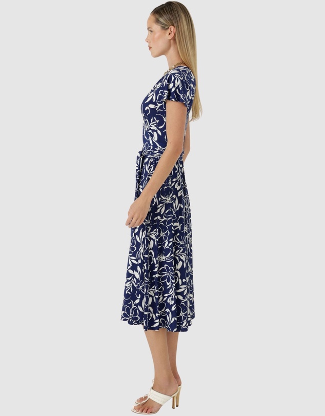 SACHA DRAKE - Reverse Wrap Midi Dress