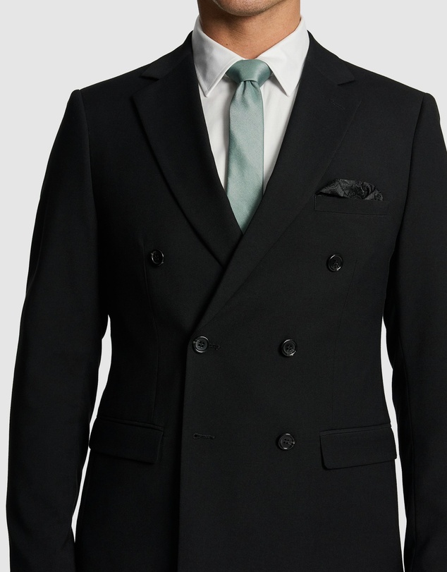 yd. - Dante Double Breasted Stretch Suit Jacket