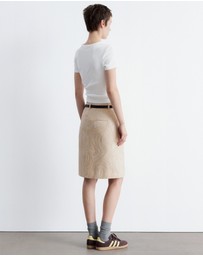 & Other Stories - A-line Jacquard Midi Skirt