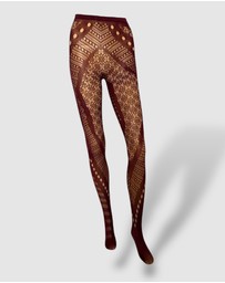 High Heel Jungle - Winona Fishnet Tights