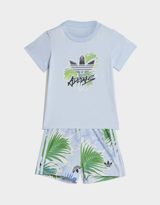 adidas Originals - AOP Regular Shorts Tee Set - Babies-Kids