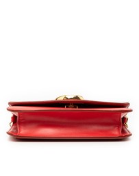 Pre-Loved by Azura Reborn - Pre-Loved Small Calfskin and Suede C Clutch With Chain