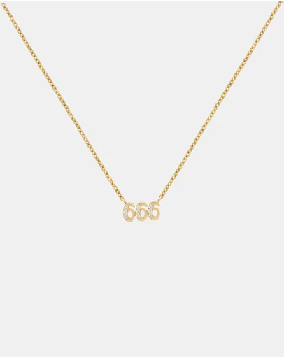 YCL  - 666 Angel Number Necklace