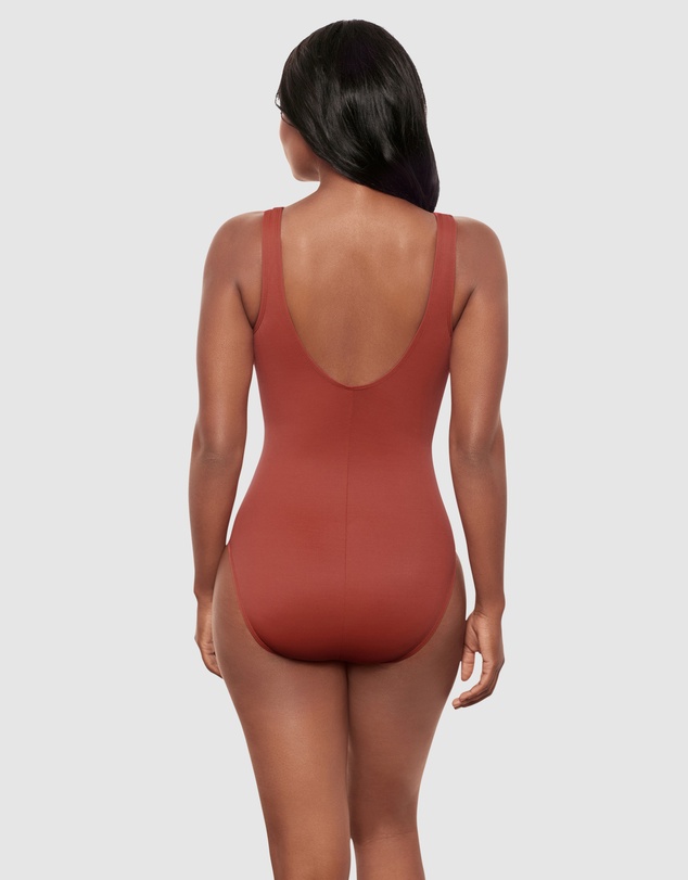 Miraclesuit Swimwear  - Rock Solid Avra Underwired High Neck One Piece Shaping Swimsuit