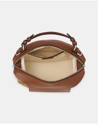 Oroton - Mica Mini Bowler Suede