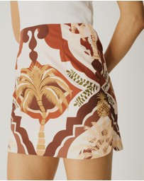 Atmos&Here - Palmer Printed Mini Skirt