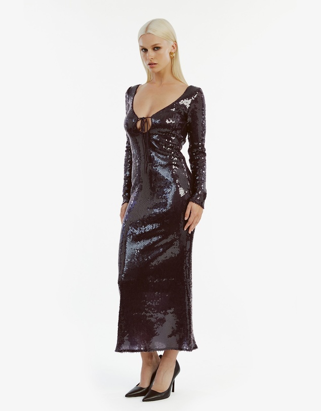 verona sequin maxi dress New In Verona Sequin Maxi Dress