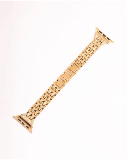 Lovisa - Gold & Diamante Chain Watch Strap 42/44/45