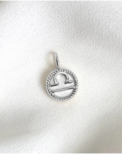 Wanderlust + Co - Libra Zodiac Mother of Pearl 925 Sterling Silver Pendant