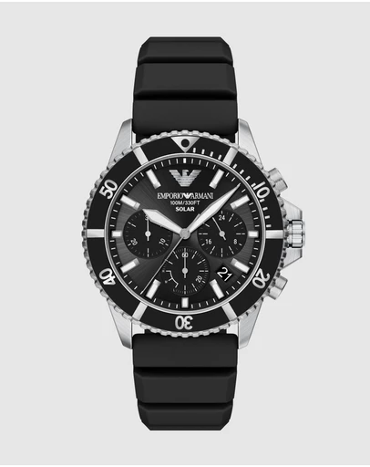 Emporio Armani - Black Chronograph Watch