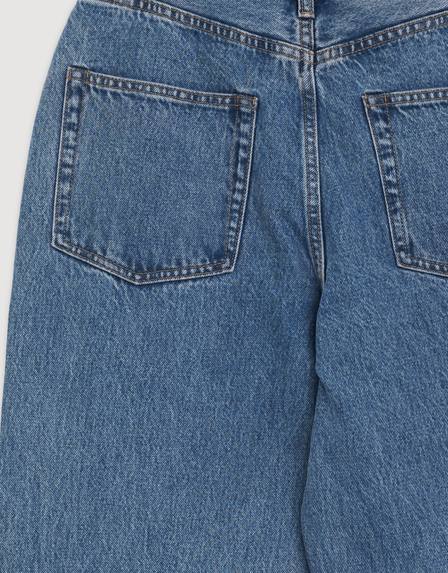 Revibe - Repaired Assembly Label High Rise Straight Jeans - AU 9