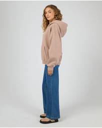 All About Eve - Aae Washed Box Hoodie Fawn
