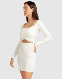 Belle & Bloom - C'est Belle Knit Mini Skirt