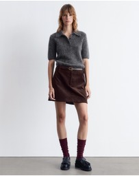 & Other Stories - Brushed Knit Polo T-Shirt