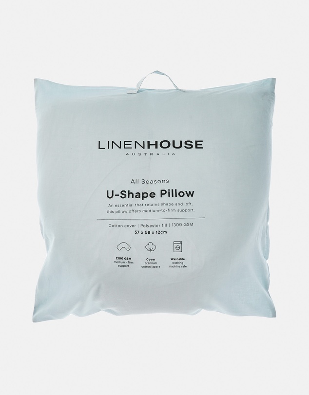 Linen House - All-Seasons U-Shaped Pillow