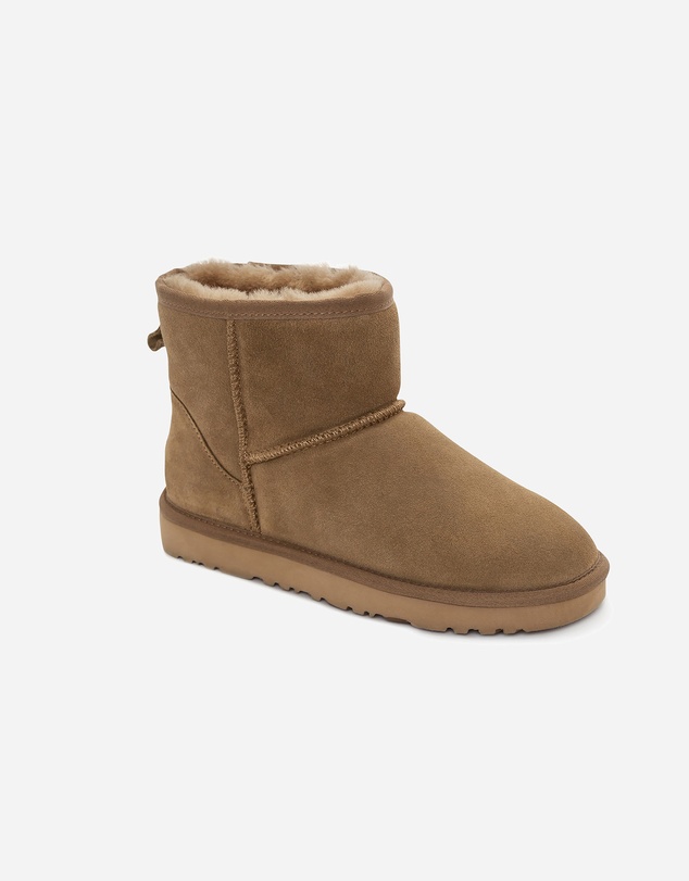 Ozwear Connection Uggs - Ugg Boots Genuine Australian Sheepskin Unisex Mini Classic Suede