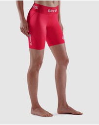 SKINS - SKINS Compression Women's Series-1 Activewear Half Tight Red