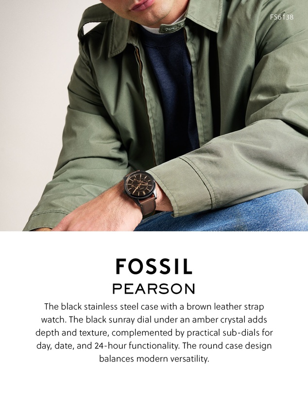 Fossil - Pearson Brown Chronograph Watch