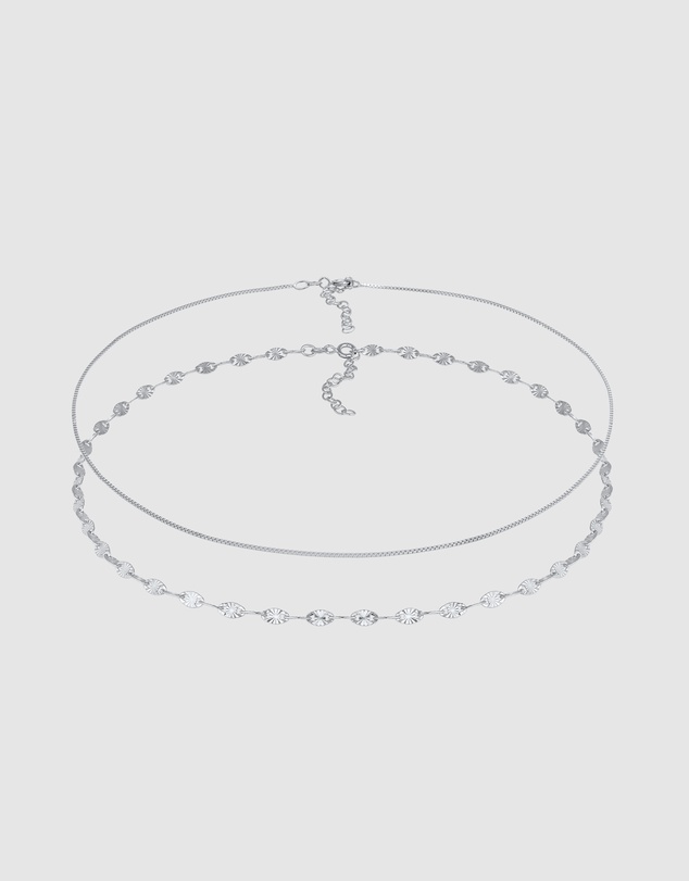Elli Jewelry - Choker Set in 925 Silver