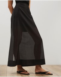 Atmos&Here - Lola Organza Sheer Maxi Skirt