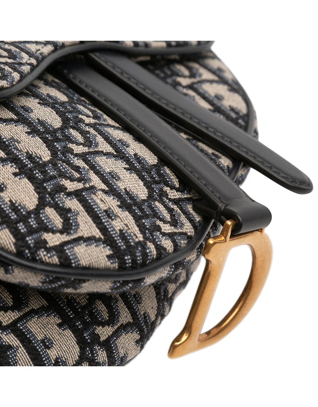 Pre-Loved by Azura Reborn - Pre-Loved Mini Oblique Canvas Saddle Bag