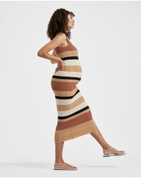 Ripe Maternity - Sarah Stripe Knit Dress