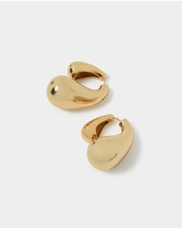 Forcast - Gia Gold Bubble Earrings