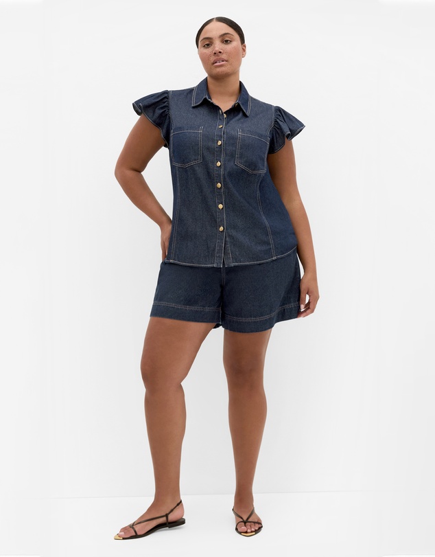 City Chic - Kelsie Denim Shirt