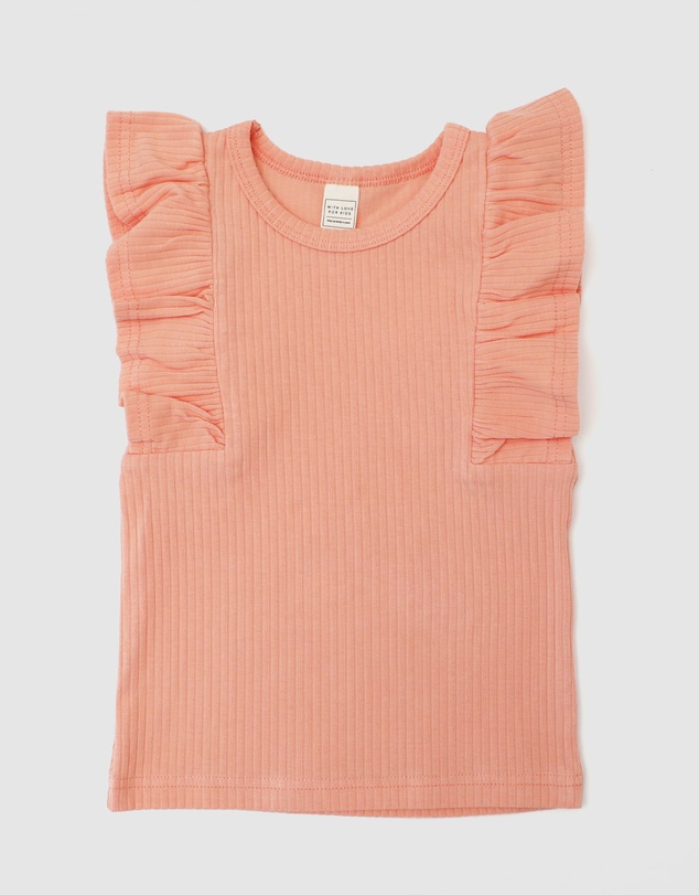 WITH LOVE FOR KIDS - Shimmy Wide Rib Tank Top - Kids