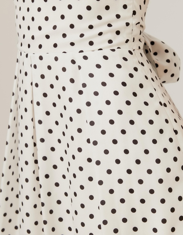 Tussah - Sabine Polka Dot Sleeveless Midi Dress