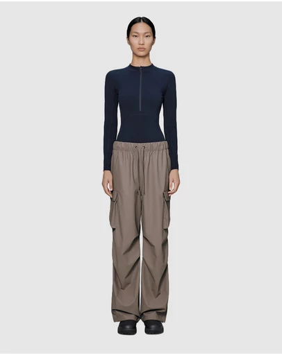 RAINS - Women's Pocket Rain Pants Wide Cinder