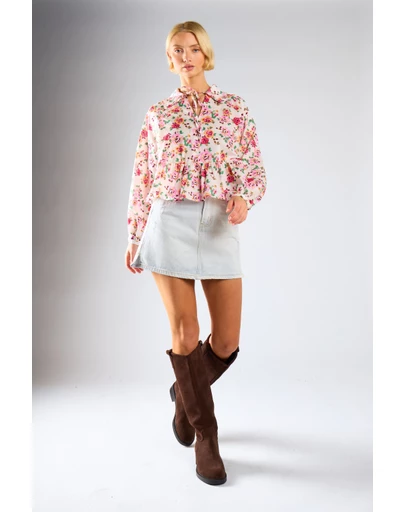 Glamorous - Long Puff Sleeve-Top