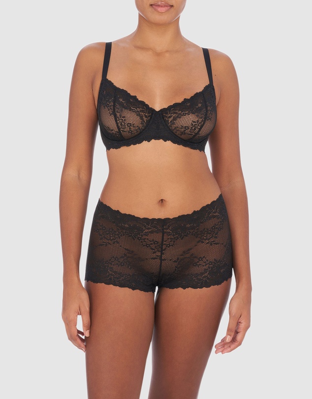 Natori - Heavenly Wired Convertible Sheer Lace Balconette Bra