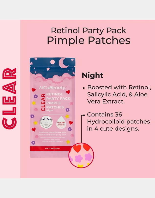 MCoBeauty - Retinol Party Pack Pimple Patches