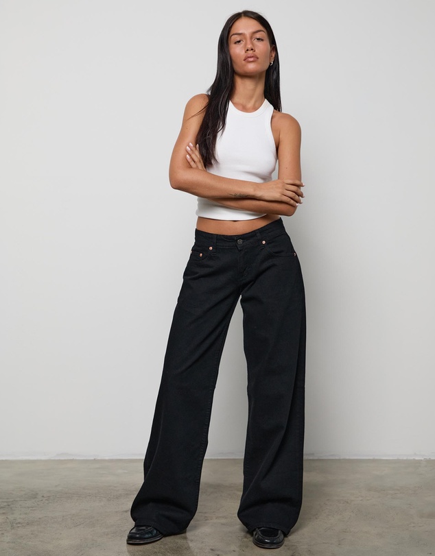 Motel Rocks - Low Rise Roomy Jeans