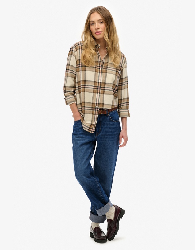 Superdry - Check Flannel Boyfriend Shirt