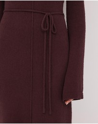 Calli - Iris Long Sleeve Knitted Maxi Dress