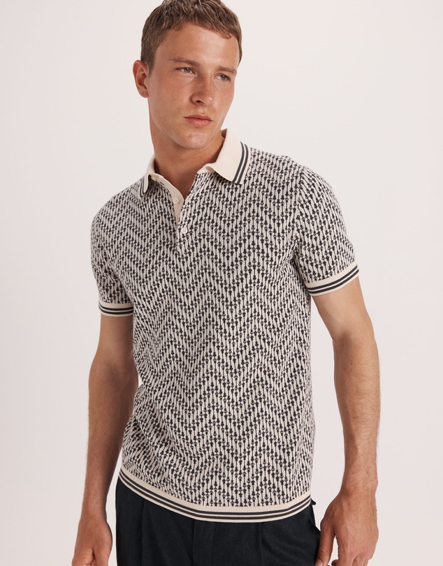 SABA - Monte Linear Knit Polo