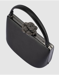 Olga Berg - Grace Embellished Frame Bag