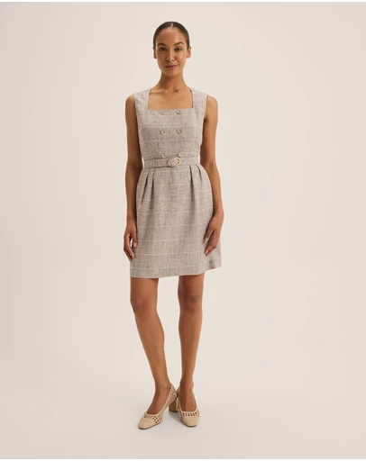 Review - Devon Check Mini Dress