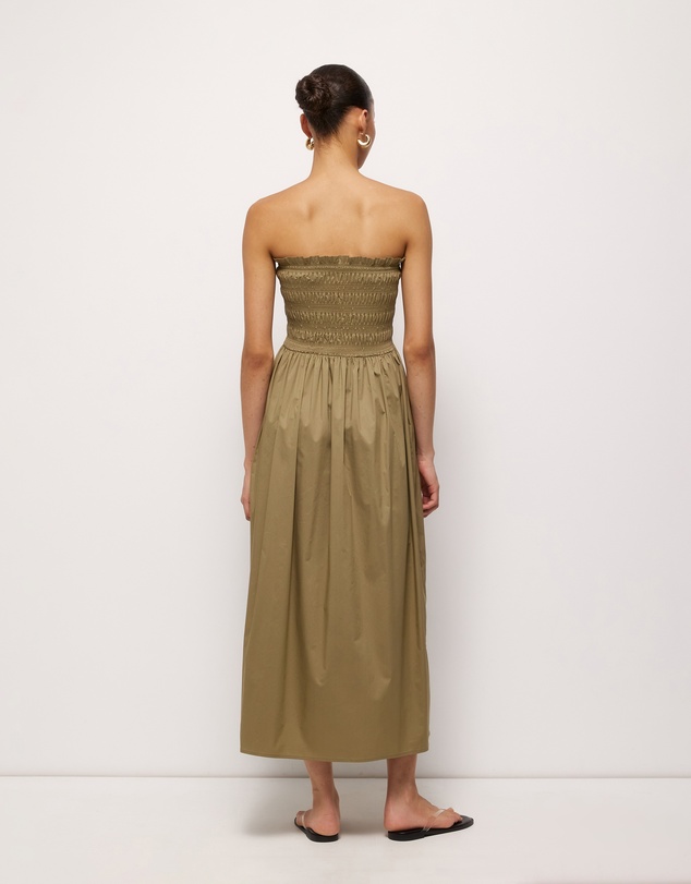 AERE - Aminta Strapless Midi Dress