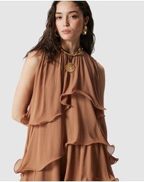 & Other Stories - Sleeveless Frill Mini Dress