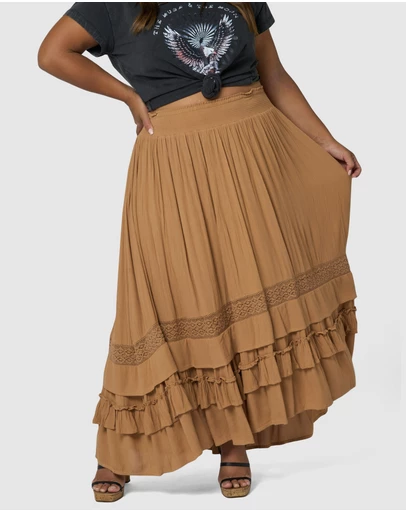 The Poetic Gypsy - Frontier Maxi Skirt
