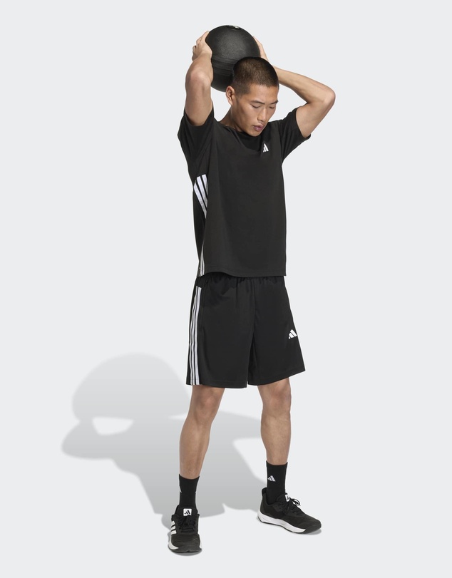 adidas Performance - WORKOUT ESSENTIALS FEELREADY 3 STRIPES T-SHIRT Mens