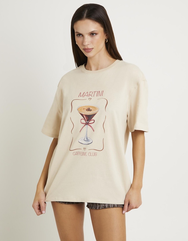 Alice In The Eve - Caffeine Club Boyfriend T-Shirt