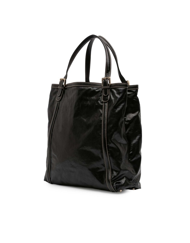 Pre-Loved by Azura Reborn - Pre-Loved Patent Dialux Britt Web Tote