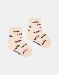 Bobo Choses - 2-Pack Race Car All Over Short Socks - Kids