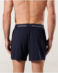 Mitch Dowd - Loose Fit Knit Boxer Shorts 3 Pack - Navy