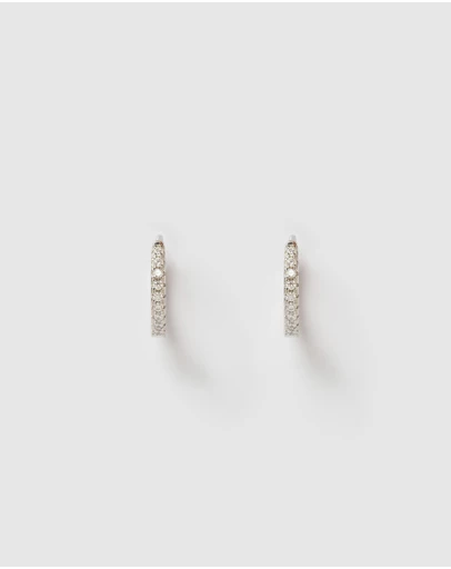 Izoa - Rae Small Huggie Earrings